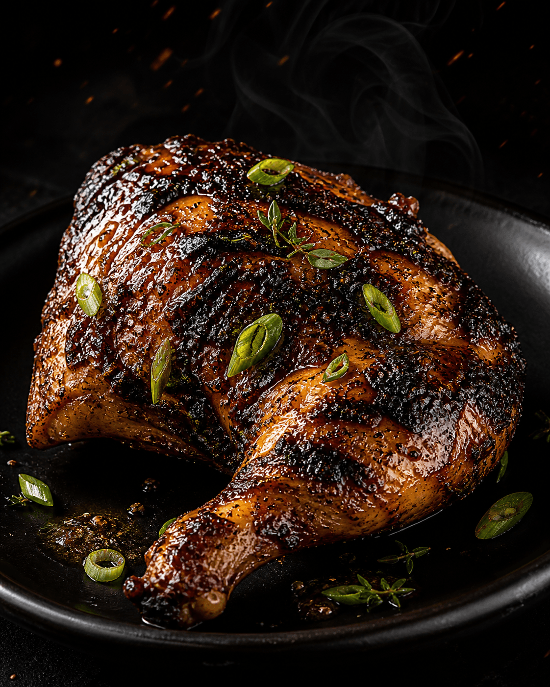 Quarter jerk chicken